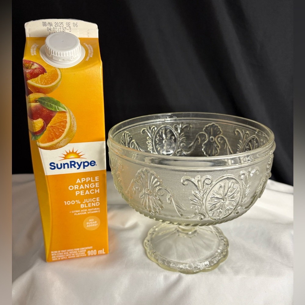 Indiana Glass footed compote dish